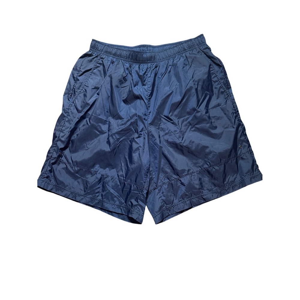 Nike Vintage 90s‎ Grey Tag Navy Blue Swim Trunks XL